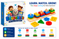 Wooden Fun Shape Sorting Stacker