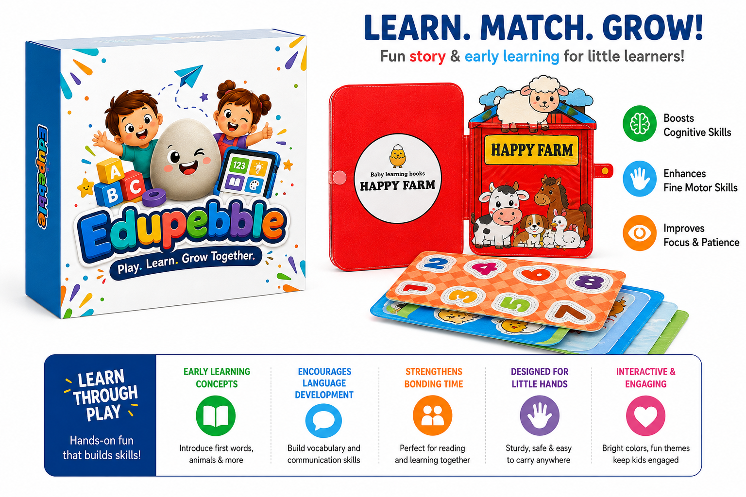 Happy Farm Baby Learning Book